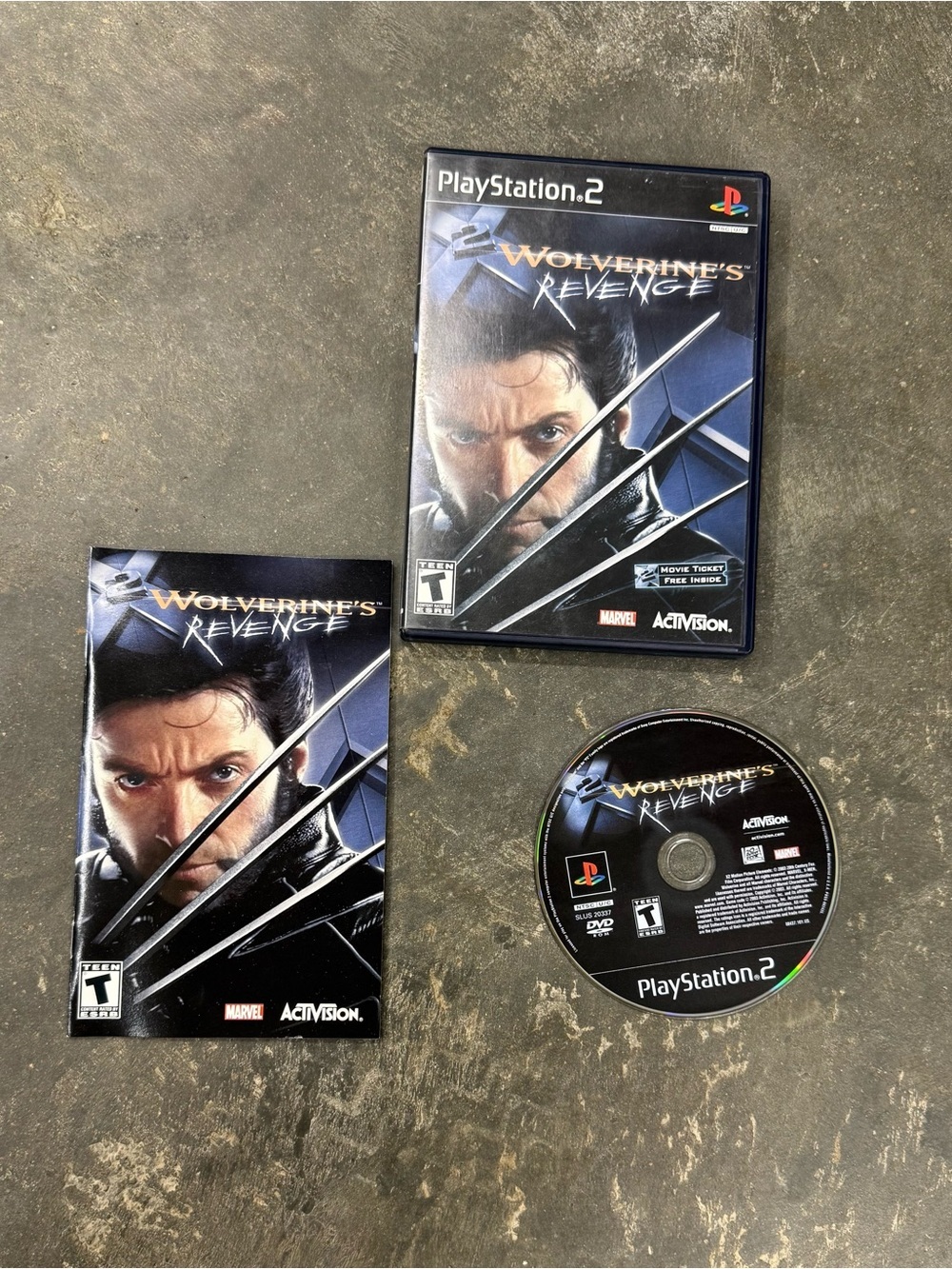 X2 Wolverine’s Revenge PS2 Complete CIB Marvel PlayStation 2 Tested